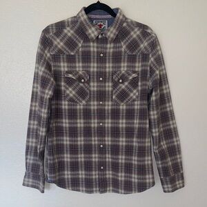 Desert Son Plaid Pearl Snap Shirt
